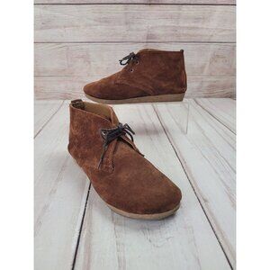 Comfortfüße Comfortfusse Brown / Tan Suede Ankle Boots Shoes Size 38 / US 7.5